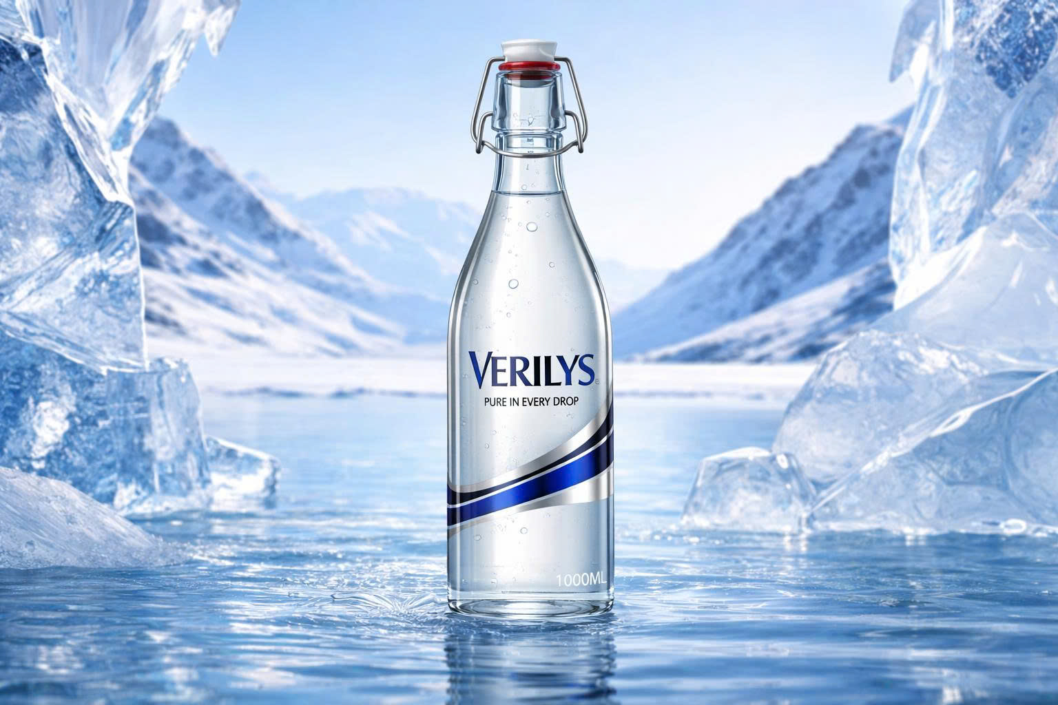 Nước tinh khiết VERILYS đóng bình 1000ml